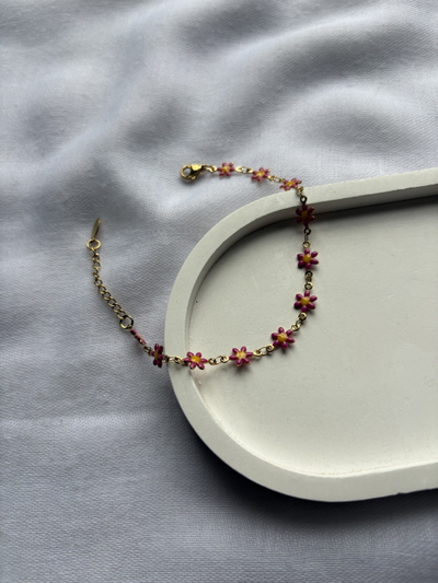 Pulsera Margarita Fucsia
