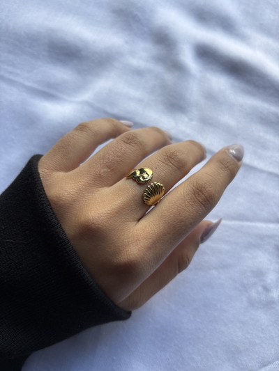 Anillo Snail Dorado 