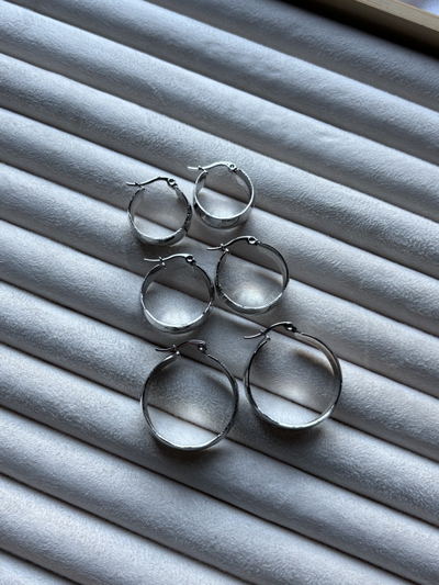 Aros Mayla Plateado