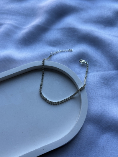 Pulsera Brillos Blanco 