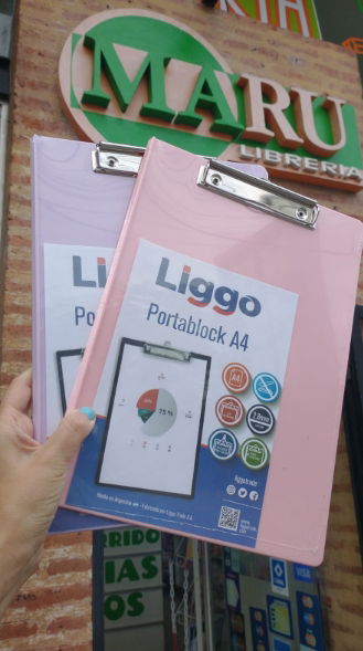 Portablock A4 de Acrilico