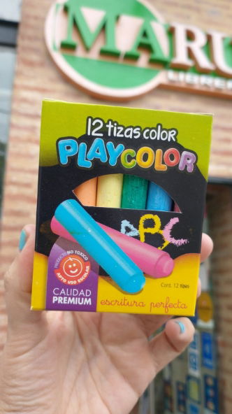Tizas X12 ccolores Skycolor