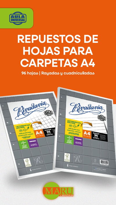 Respuesta A4 rayado y cuadrícula 
