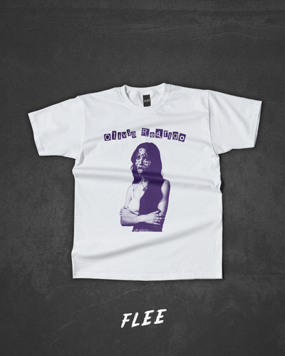 Remera Olivia Rodrigo Sour-Monocromo