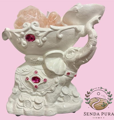 Lámpara De Sal Elefante 