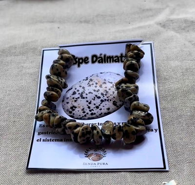 Pulsera Jaspe Dalmata