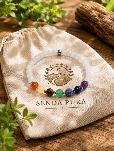 Pulsera 7 Chackras elásticas 