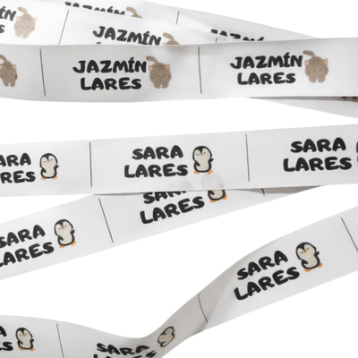 Etiquetas de Tela Para El Cole Hermanos Para Coser