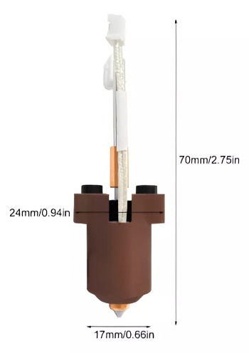 Kit De Calentamiento Hotend Bimetal Creality K1/k1max/k1c