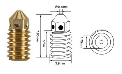 Nozzle Pico Bambu Lab A1/a1 Mini Boquilla Hot End