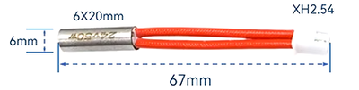 Cartucho Calefactor Elegoo Neptune 4-4 Pro 24v 50w