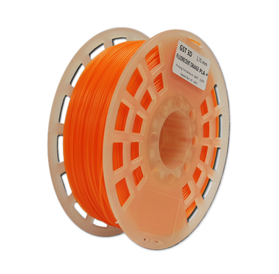 GST3D Filamento PLA+ Rollo x1 KG (Sin Caja) Naranja Fluor
