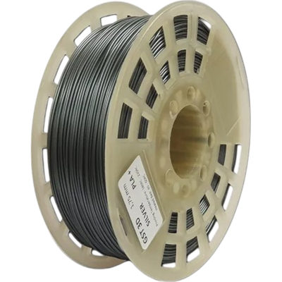GST3D Filamento PLA+ Rollo x1 KG (Sin Caja) plateado