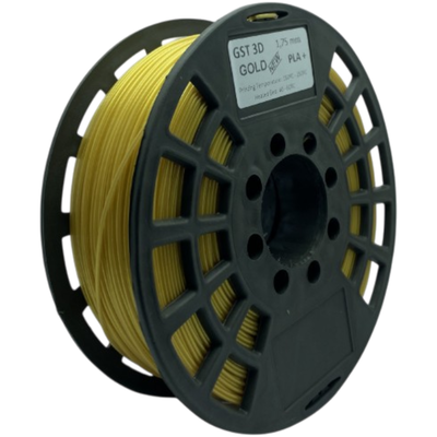 GST3D Filamento PLA+ Rollo x1 KG (Sin Caja) new gold