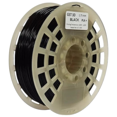 GST3D Filamento PLA+ Rollo x1 KG (Sin Caja) NEGRO