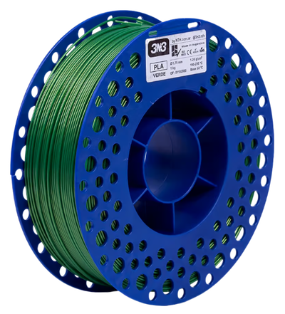 3N3 Filamento PLA 1kg 1.75mm Verde