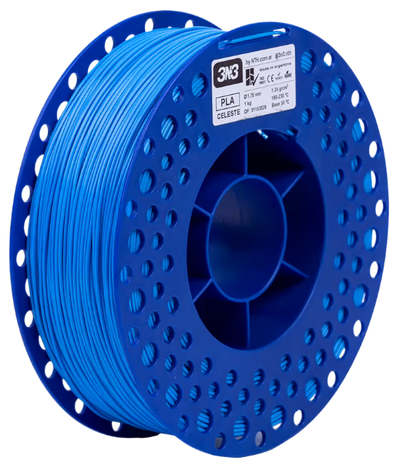 3N3 Filamento PLA 1kg 1.75mm Celeste