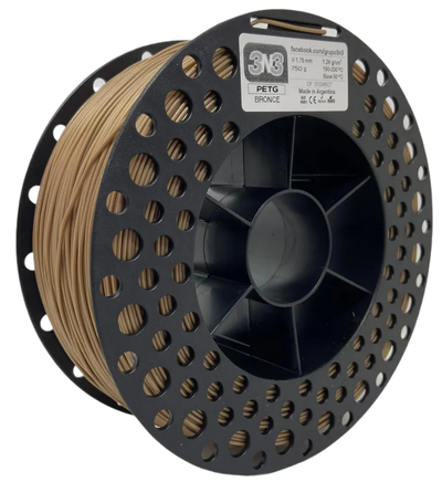 3N3 Filamento PETG 1kg 1.75mm Bronce