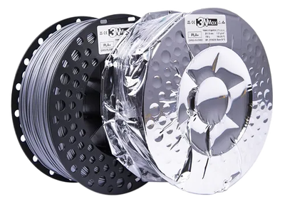 3NMax Filamento 3D PLA+ 1.75mm – Rollo x 750 Gr. Gris Plomo