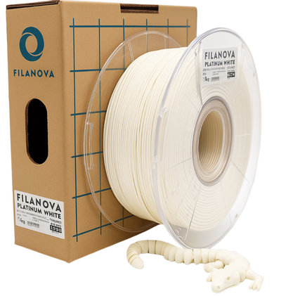 Filamento Filanova PLA x1 KG Platinum White