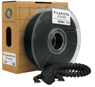 Filamento Filanova PLA x1 KG Jet Black