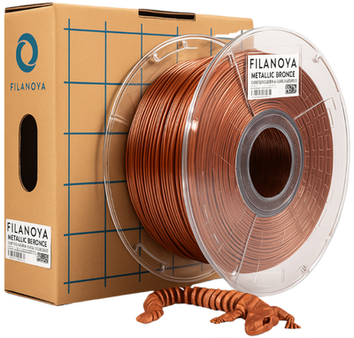 Filamento Filanova PLA x1 KG Metallic Bronze	