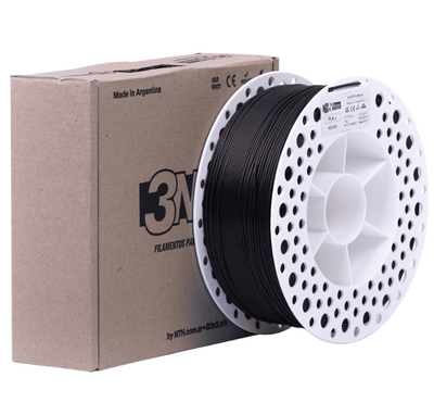 3NMAX PLA +  1.75mm X 1Kg con caja NEGRO