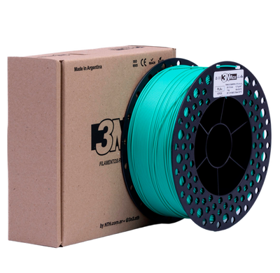 3NMAX PLA +  1.75mm X 1Kg con caja VERDE