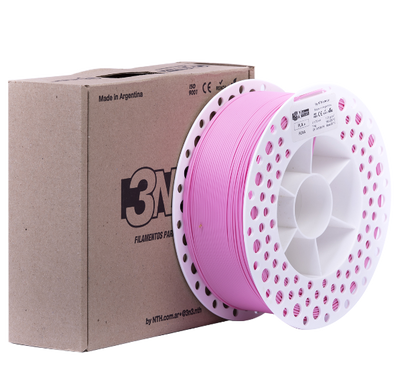 3NMAX PLA +  1.75mm X 1Kg con caja ROSA