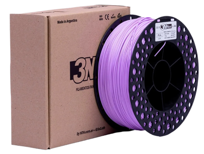 3NMAX PLA + 1.75mm X 1Kg con caja LILA