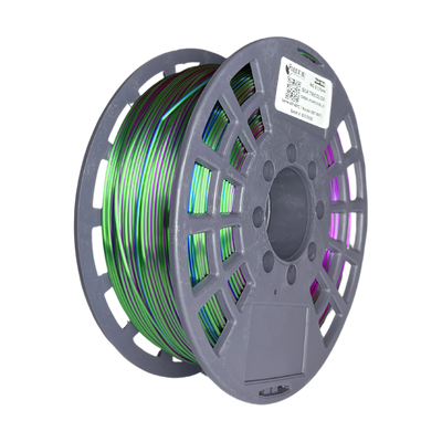 GST3D Filamento PLA+ Rollo x1 KG (Sin Caja) tricolor green purple blue