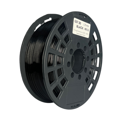 GST3D Filamento PLA+ Rollo x1 KG (Sin Caja) PETG Negro