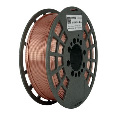 GST3D Filamento PLA+ Rollo x1 KG (Sin Caja) silk rosa oro
