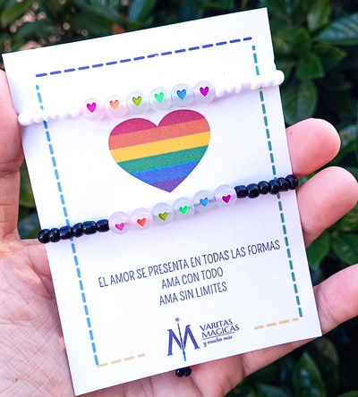 Nuevo Modelo de Pulseras Compartidas x 2 Pride