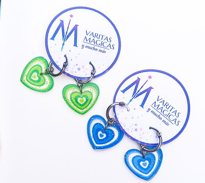 Aros de AQ Corazón Chicas Superpoderosas 