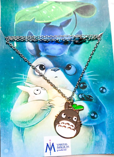 💖🍃Cadena de Acero Quirurgico Totoro🍃💖