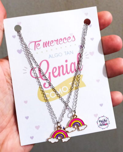 Cadenas Compartidas de Acero Quirúrgico Rainbow 