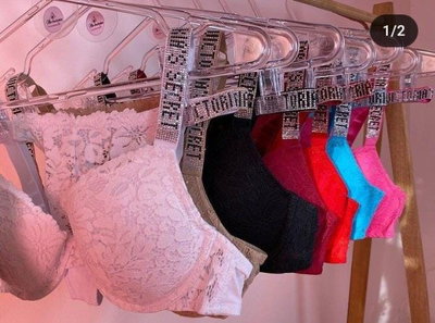 conjuntos strass Victoria secret
