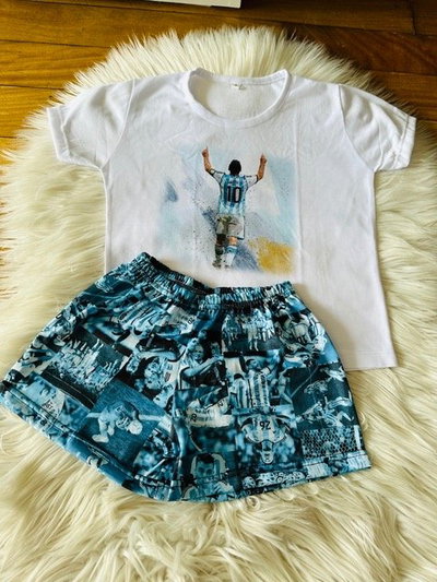 pijama corto messi kids