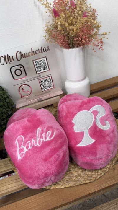 Pantuflas barbie