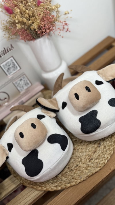 Pantuflas vaca 