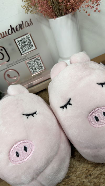 Pantuflas chancho 