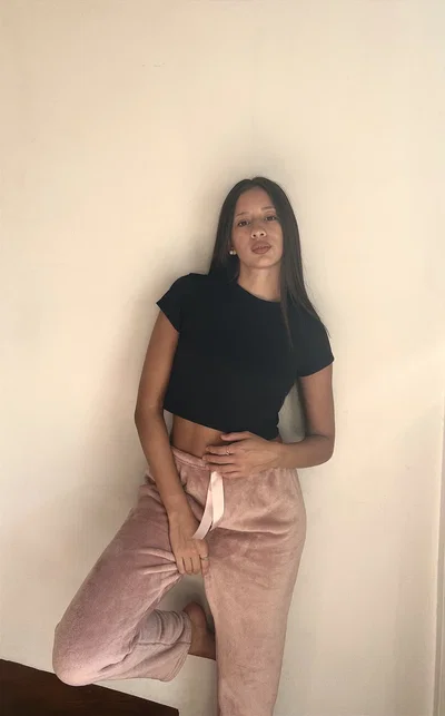 Pantalon polar rosa