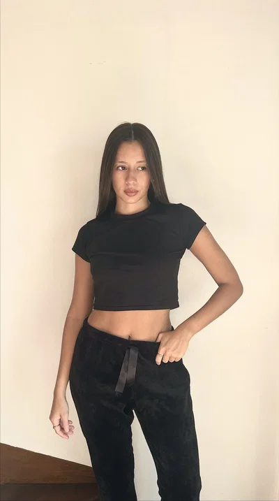 Pantalon polar negro