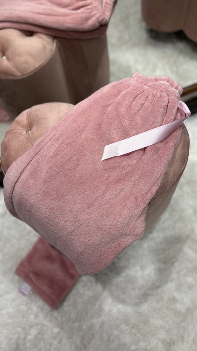 Pantalon polar rosa
