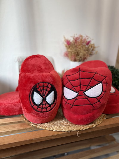Pantuflas hombre araña kids 