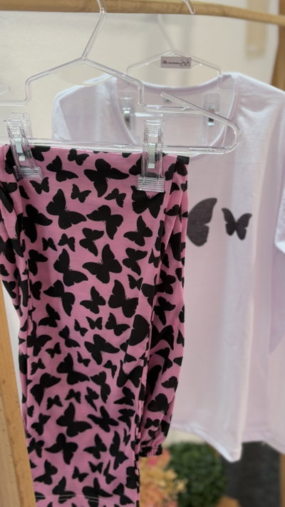 Pijamas largos mariposa kids