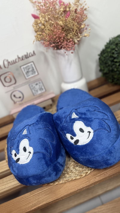 Pantuflas sonic kids 