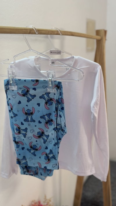 Pijamas largos kids stich