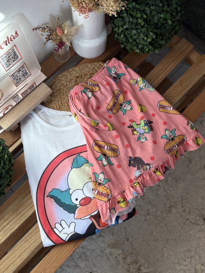 Pijamas krusty corto 